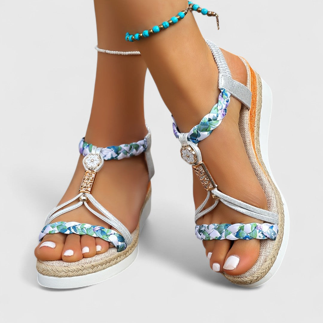 Lenka - Komfortabel højhælet sandal