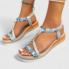 Lenka - Komfortabel højhælet sandal