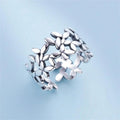 Adjustable Sterling Silver Ivy Ring