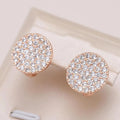 Gold Shiny Plate Earrings