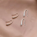Vintage drop earrings made of gold & silver