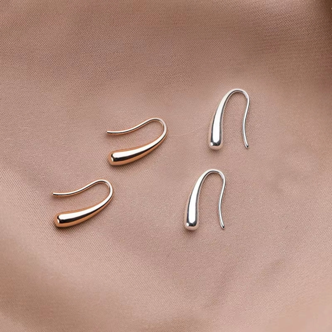 Vintage drop earrings made of gold & silver