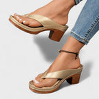 Petra - Ortopædisk sandal med hæl