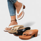 Petra - Ortopædisk sandal med hæl