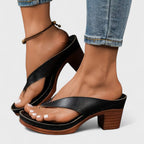 Petra - Ortopædisk sandal med hæl
