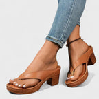 Petra - Ortopædisk sandal med hæl