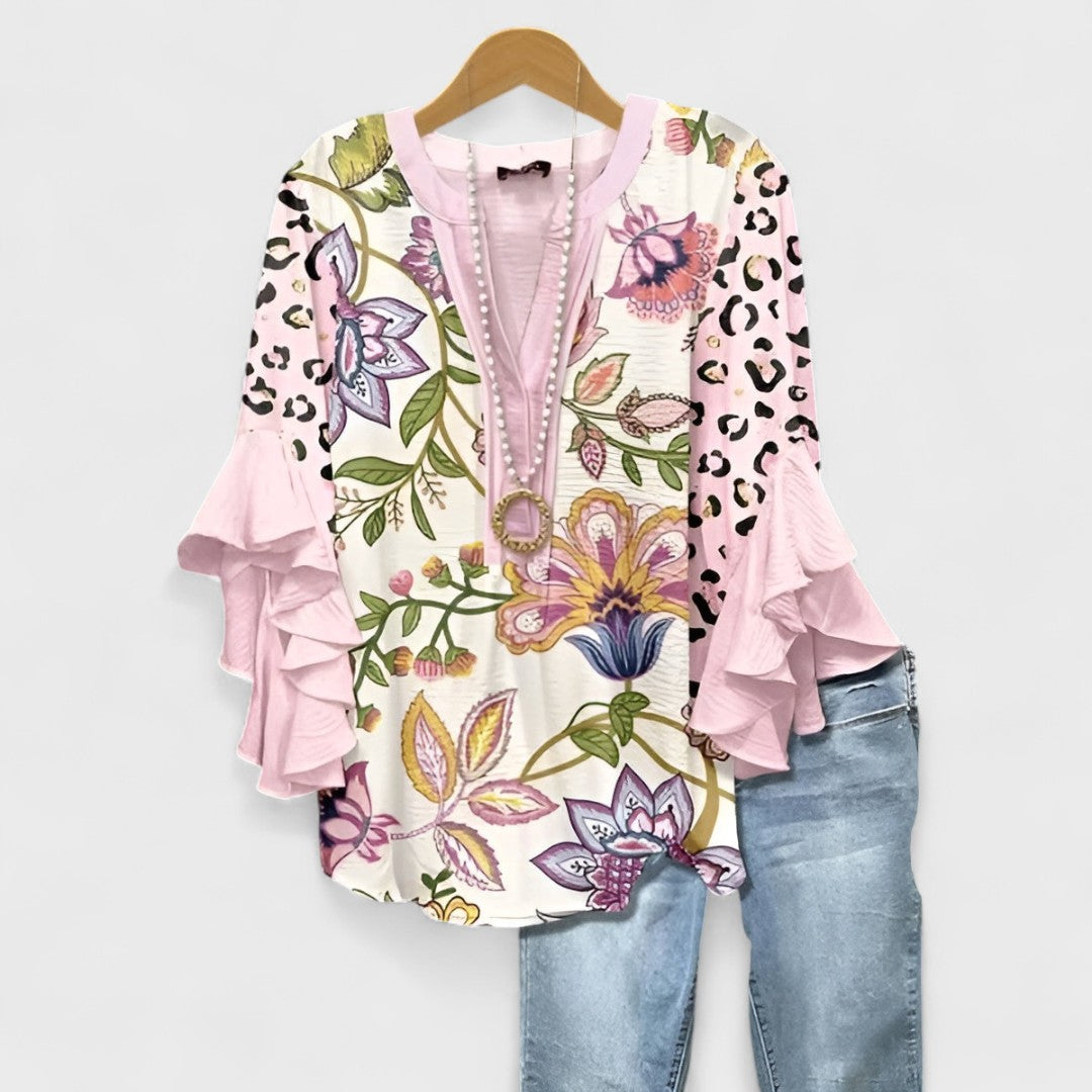 Elizabeth - Sommer casual bluse