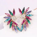 Heart Wing Earrings with Zirconias