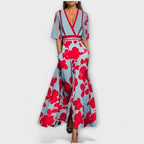 Eliz - Elegant farverig kjole