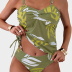 Carmen | Bikini med tropisk bladprint