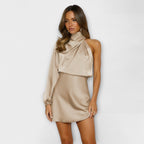 Mara - Mini kjole med drapering