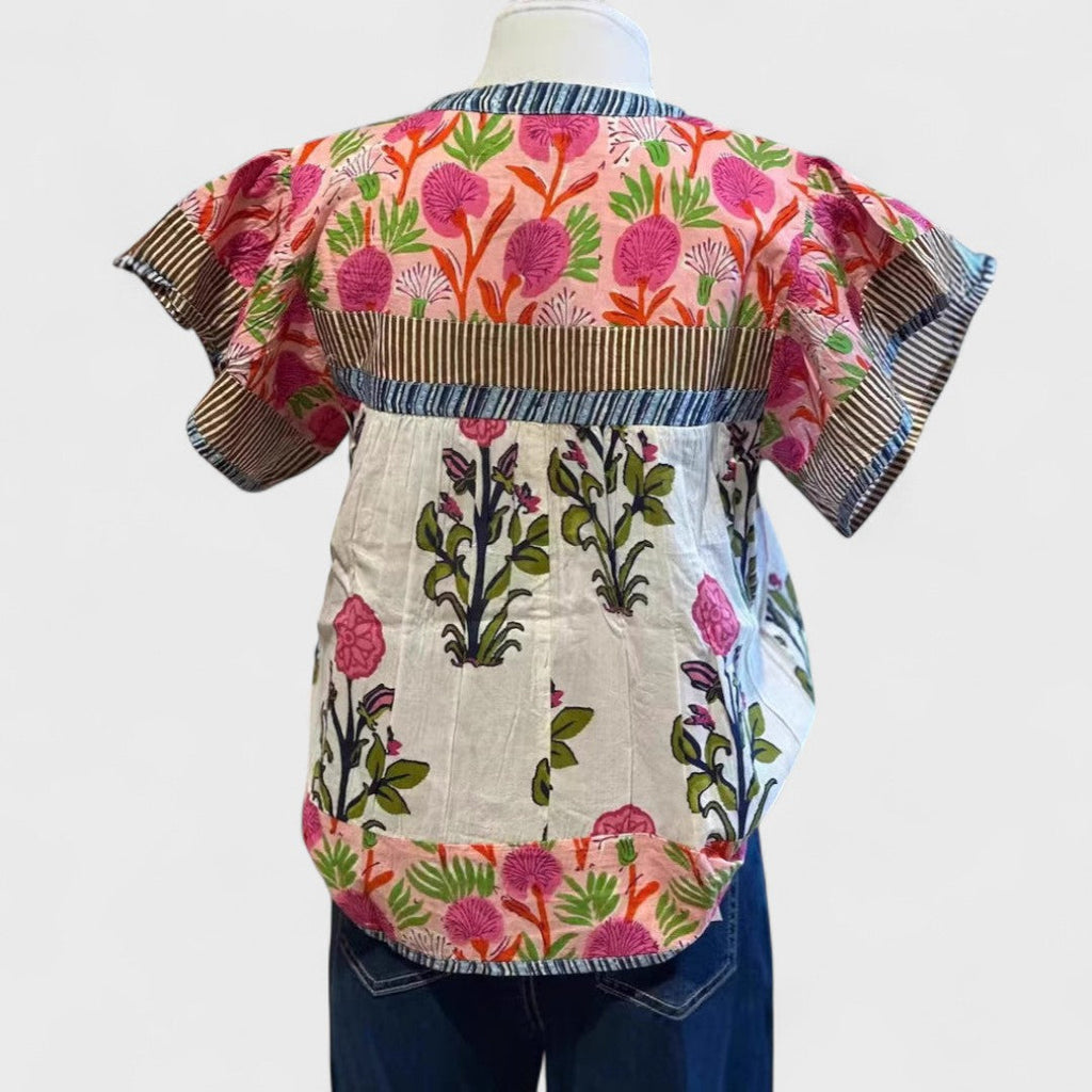 Uriela - Broderet boho bluse