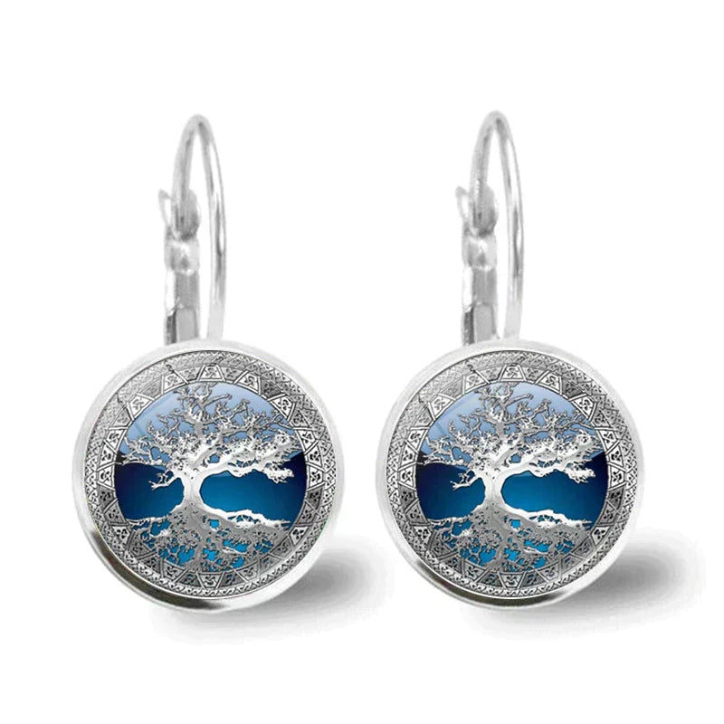 Silver earrings "Tree of Life