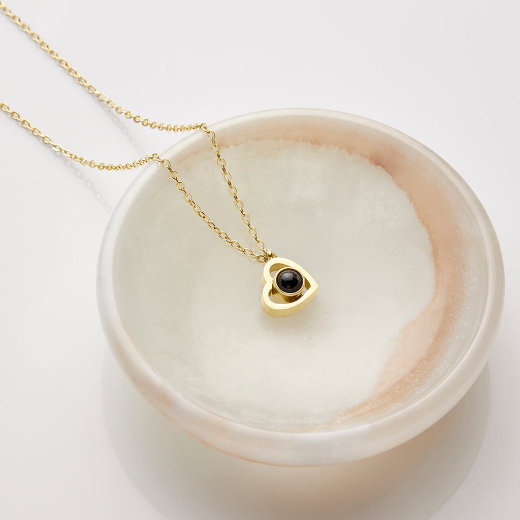 Personalized photo necklace with your own image