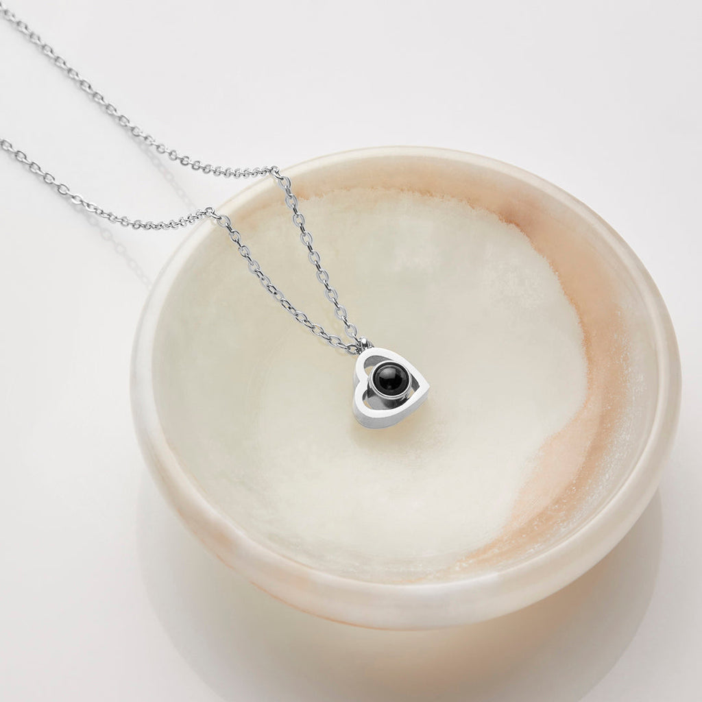 Personalized photo necklace with your own image