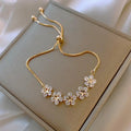 Bracelet Crystal Daisy in Gold