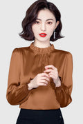 Jana - Elegant silkebluse