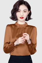Jana - Elegant silkebluse