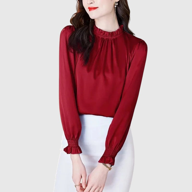 Jana - Elegant silkebluse