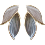Luxurious hand-painted enamel earrings Lucky Wings