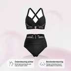 Hilary - 2-i-1 bikini med høj talje