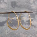 Spiral earrings