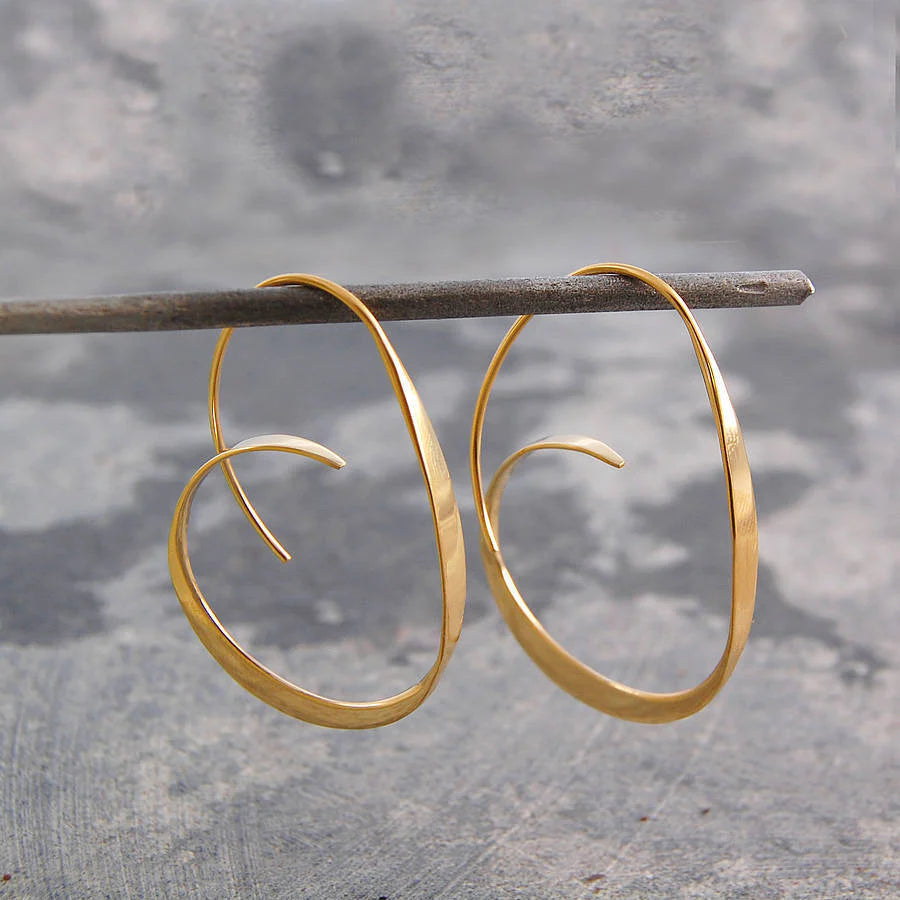 Spiral earrings
