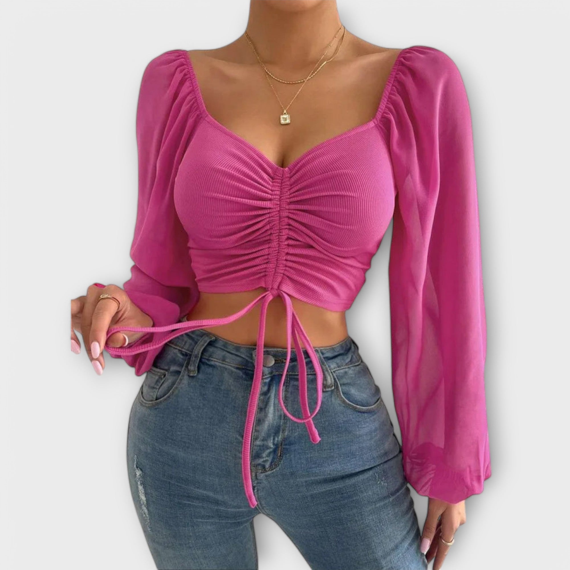 Jacqueline - Universel aftenbluse