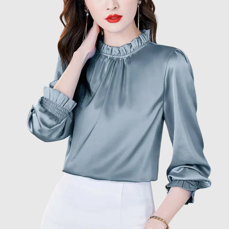 Jana - Elegant silkebluse