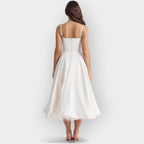 Elegant midi kjole til sommer