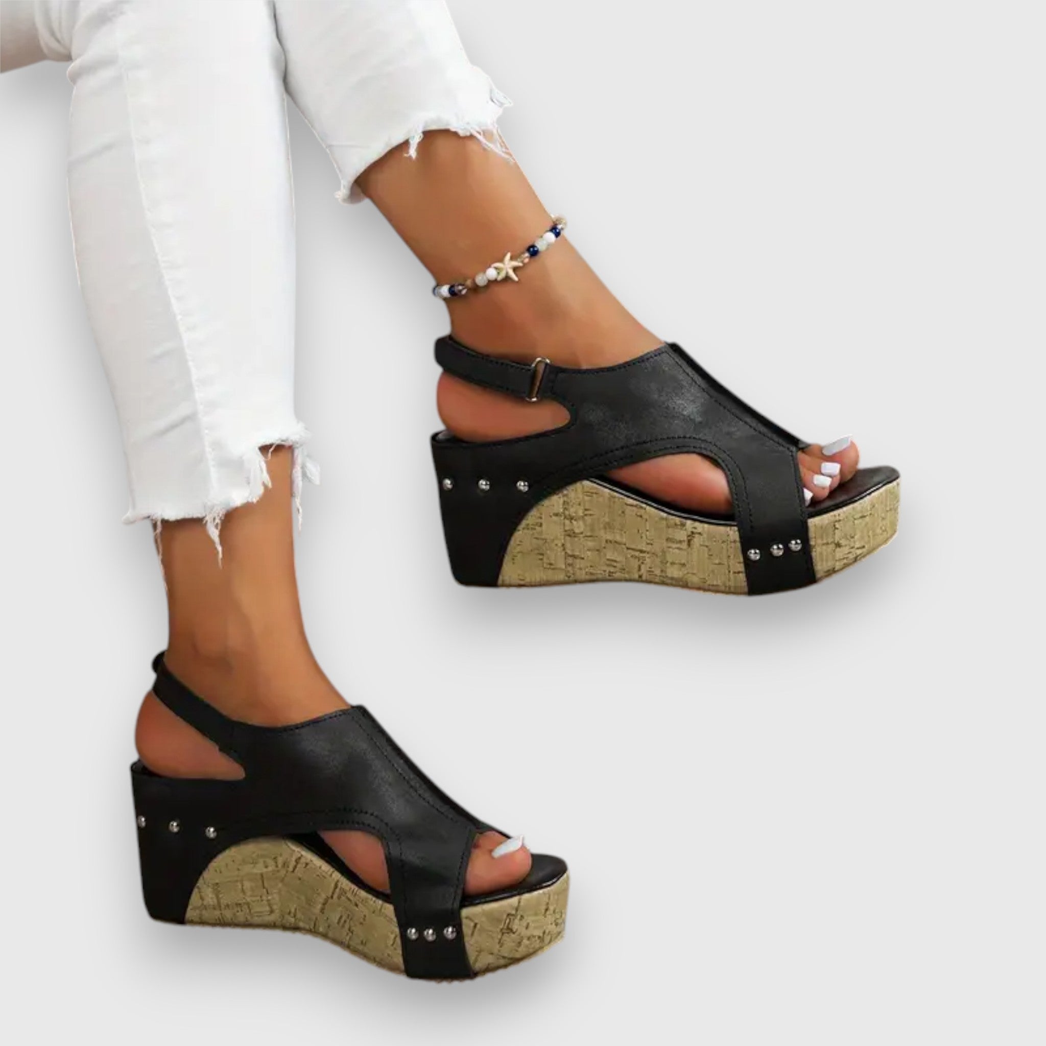 Mia – Vintage platformssandal