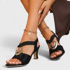 Yasmina - Elegant sandal med dekorativt spænde