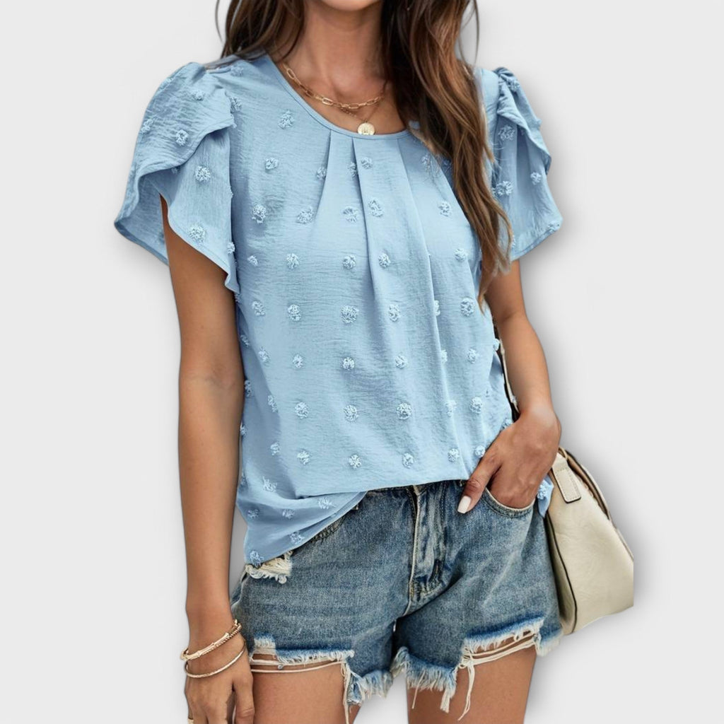 Charlotte - Perfekt prikket bluse