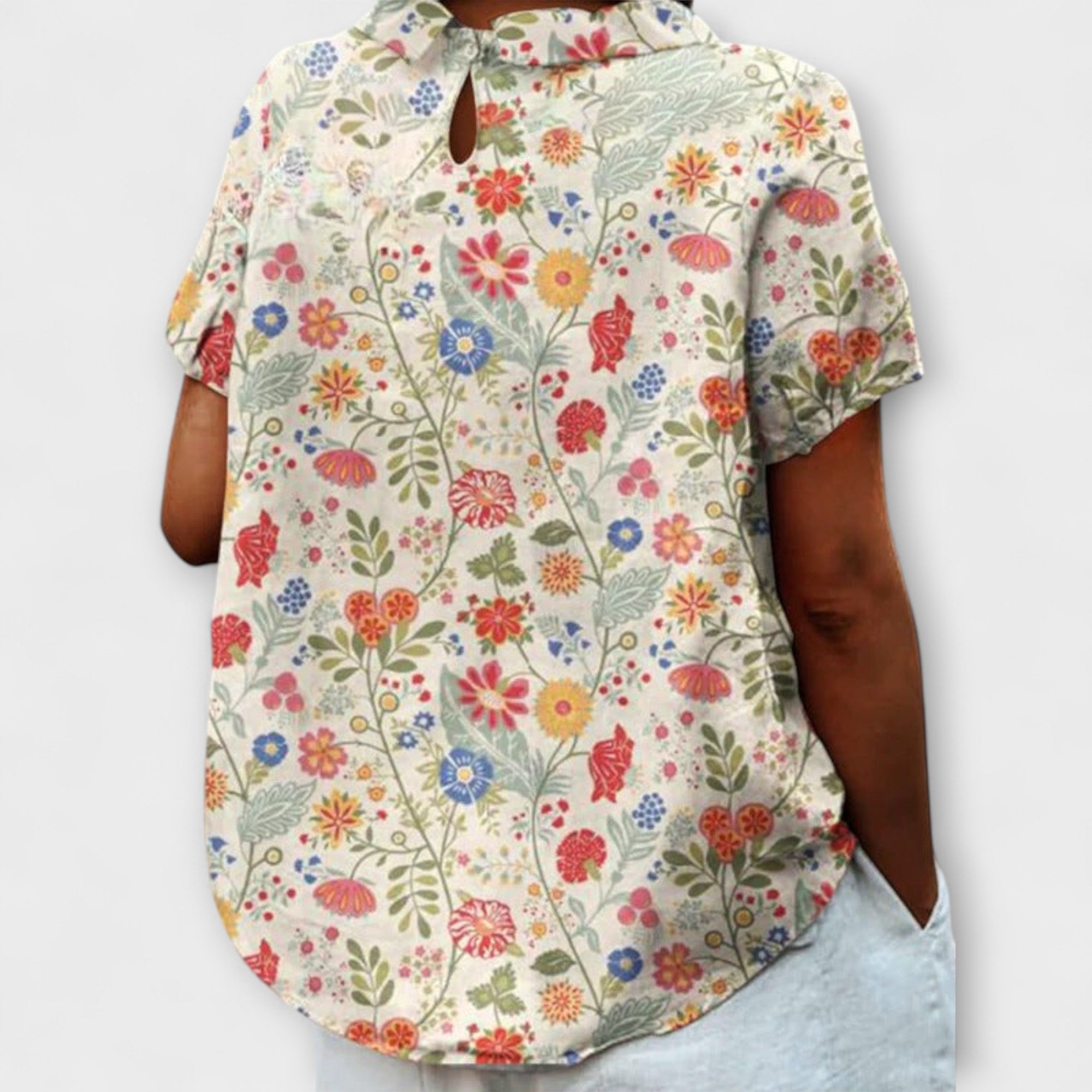 Chrissi - Farverig bluse