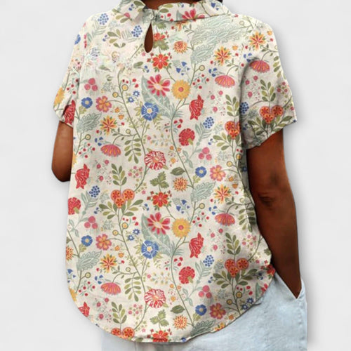 Chrissi - Farverig bluse