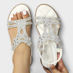 Birgit - Ortopædisk sandal med boho charme