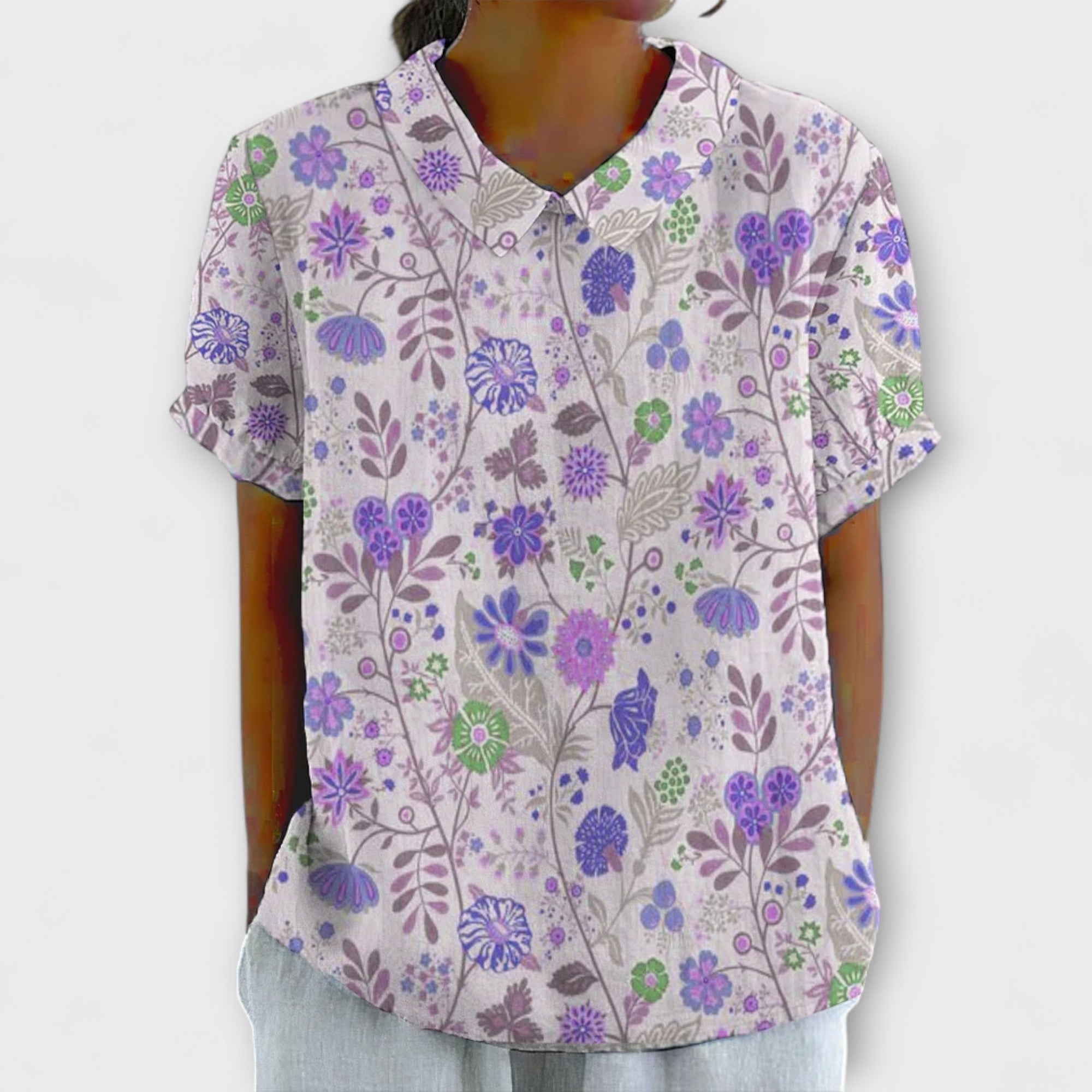 Chrissi - Farverig bluse