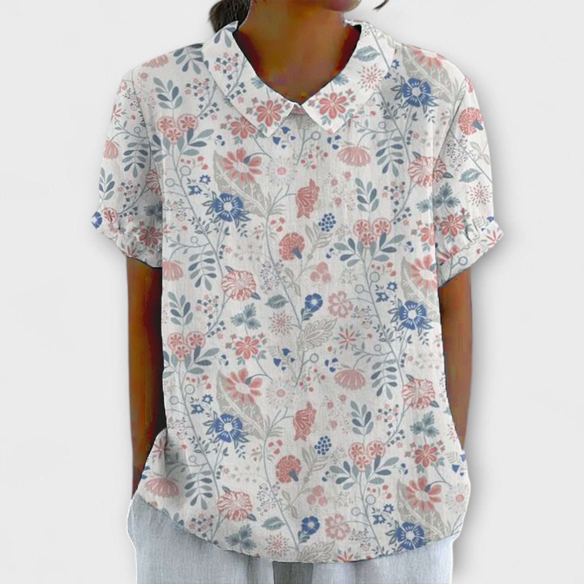 Chrissi - Farverig bluse