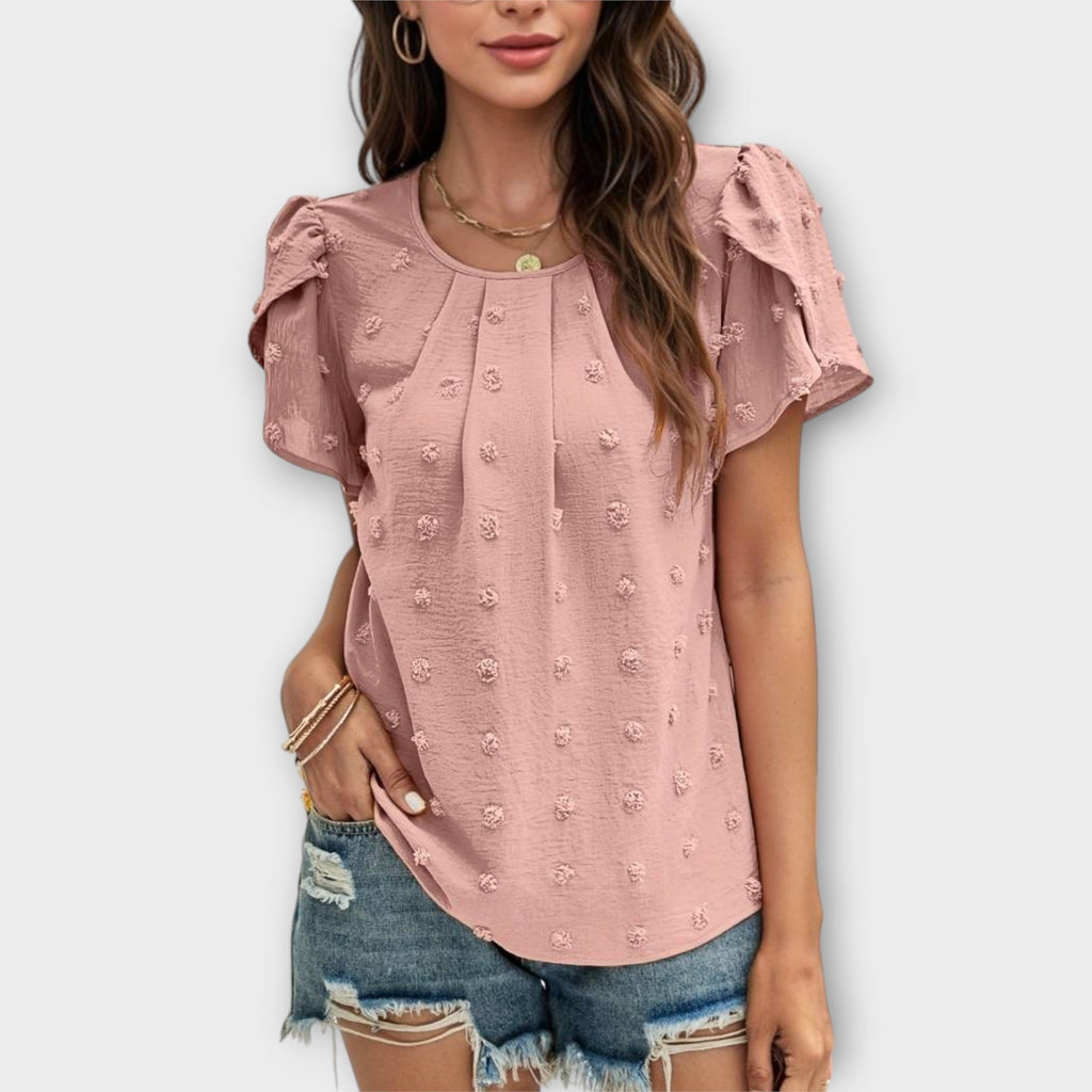 Charlotte - Perfekt prikket bluse