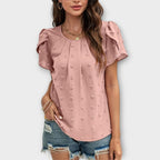 Charlotte - Perfekt prikket bluse