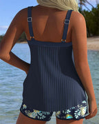 Rocío | Stribet tankini med trusse