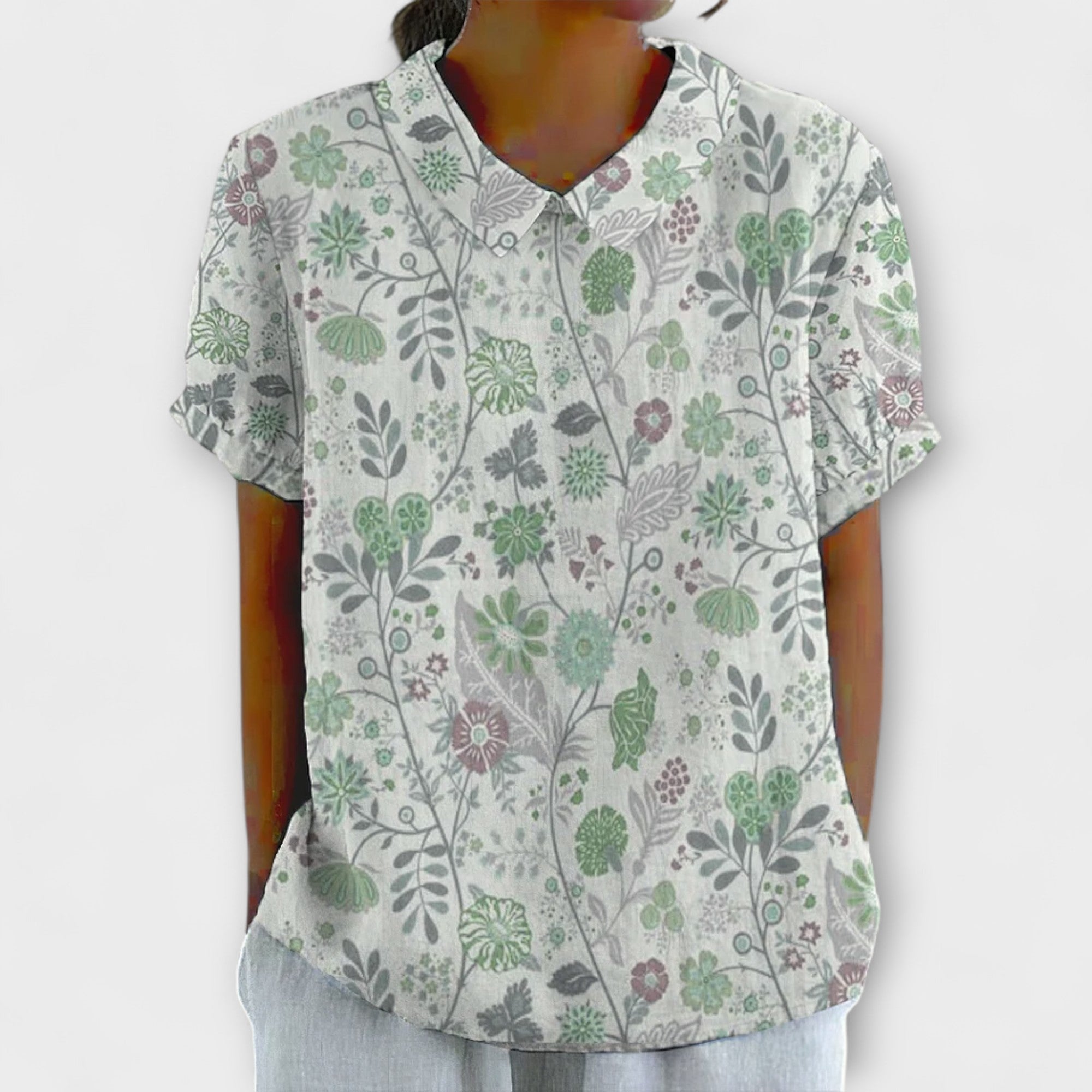 Chrissi - Farverig bluse