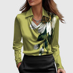 Adela – Elegant silkeeffekt bluse