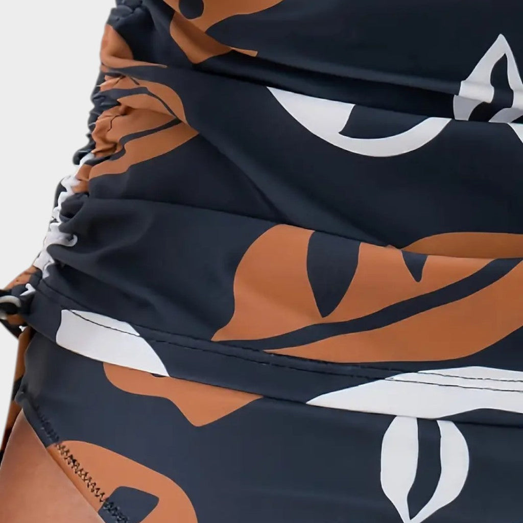 Carmen | Bikini med tropisk bladprint