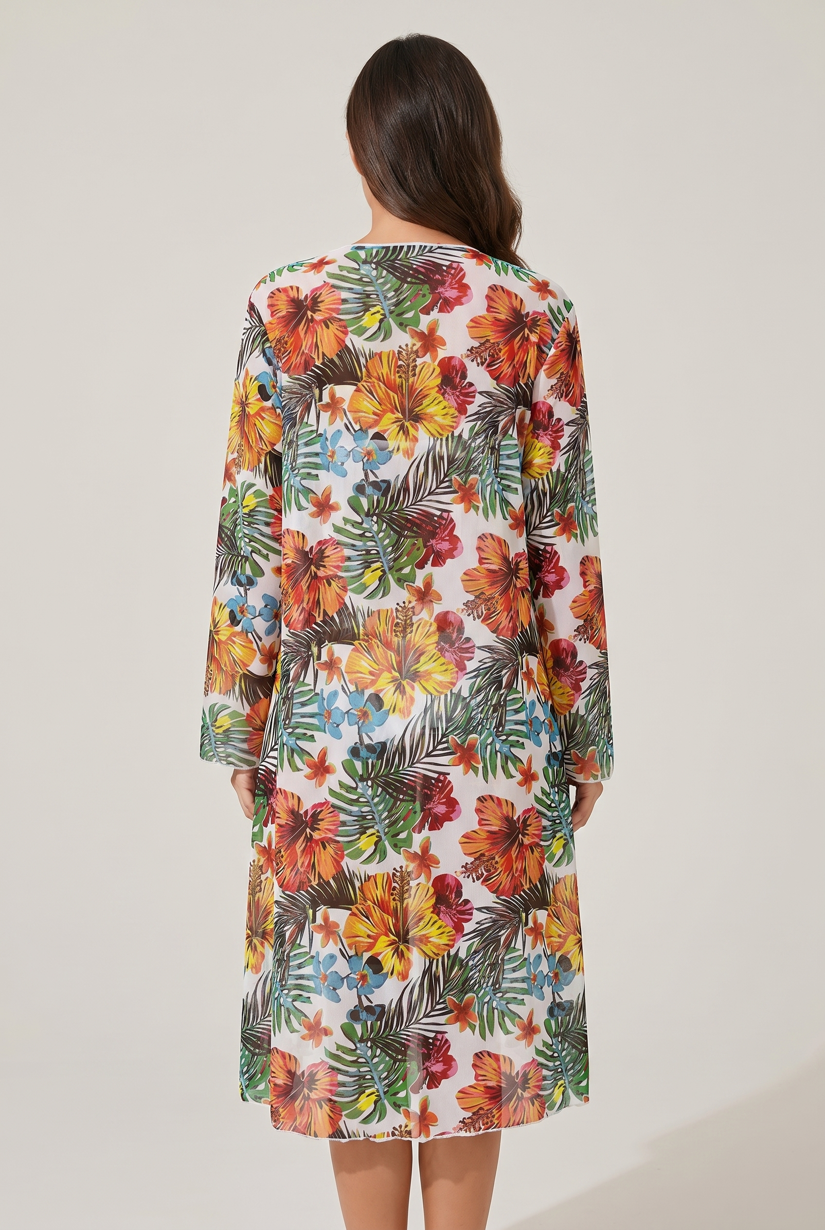 Paloma | 3-delt bikini med blomsterkimono
