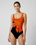 Elena | Elegant badedragt med blomsterprint
