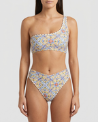 Kalliope - Bikini med én skulderstrop og print