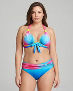 Blanca | Bikini med høj talje og levende print