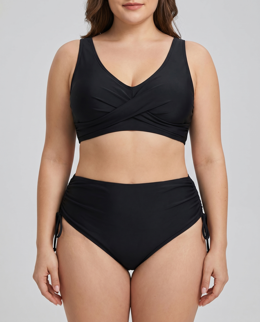Alejandra | Ensfarvet bikinisæt