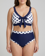 Natalia | Bikini med høj talje i patchwork